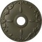 Ekena Millwork Kent Ceiling Medallion (Fits Canopies up to 5"), Hnd-Painted Witch Hazel, 18"OD x 3 1/2"ID x 1 1/4"P CM18KEWHF - alternate 1